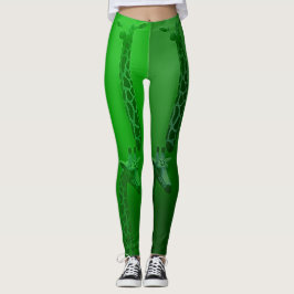 Giraffgrönt Leggings