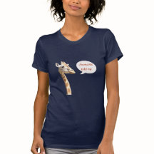 Giraffhuvud och nackeporträtt. humor