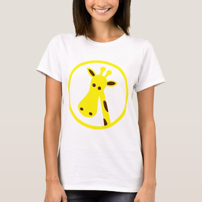 Giraffhuvud T Shirt (Framsida)