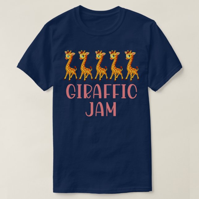 Giraffic Sylt Funny Giraffe T Shirt (Design framsida)