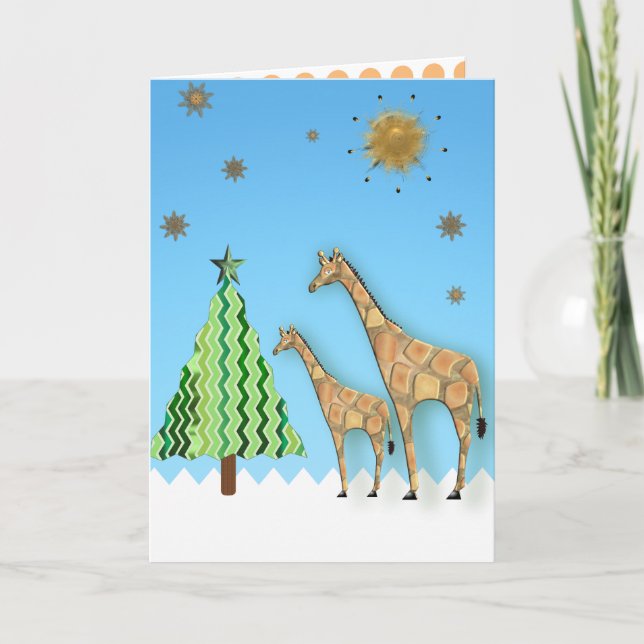 GIRAFFjul Kort (Framsida)