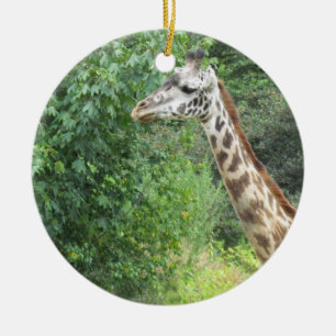 Giraffjulprydnad Julgransprydnad Keramik