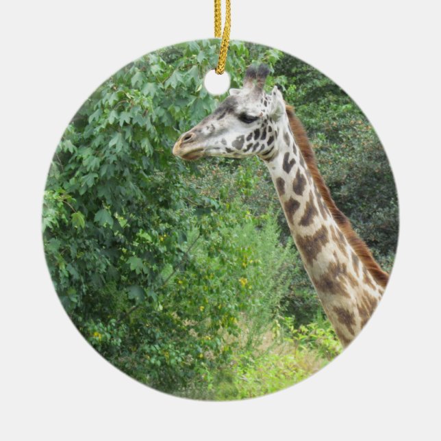 Giraffjulprydnad Julgransprydnad Keramik (Framsidan)