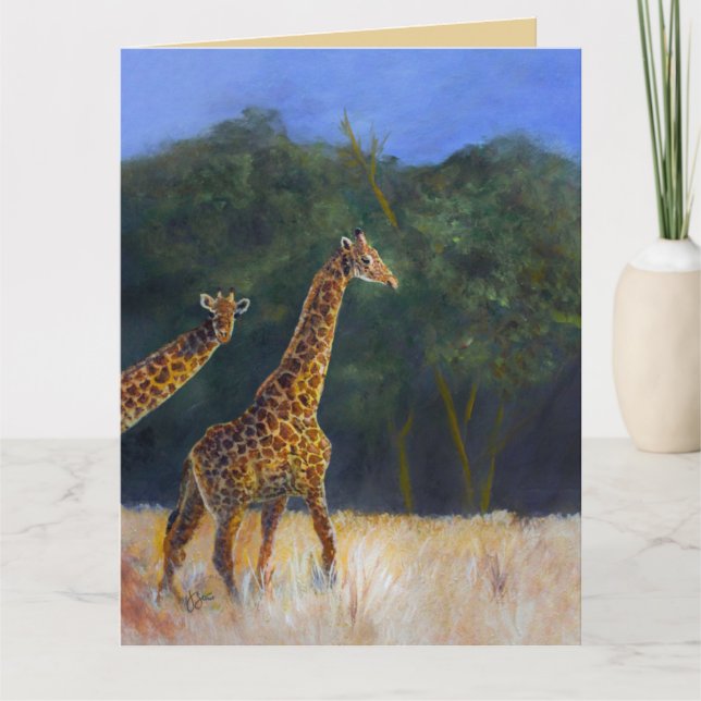 Giraffkärlek Kort (Framsida)