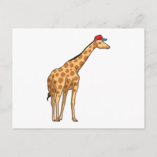 Giraffkeps Vykort