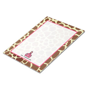 Girafflärareanteckningsblock Anteckningsblock