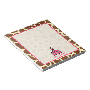 Girafflärareanteckningsblock Anteckningsblock