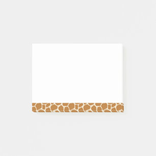 Giraffmönster som Posta-det noterar Post-it Block