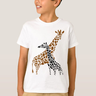 Giraffmor och barn tee shirt