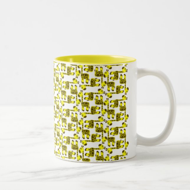 Giraffmugg Två-Tonad Mugg (Höger)