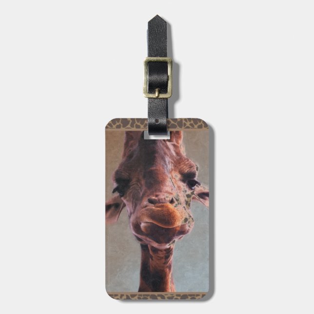 Giraffoljemålning Bagagebricka (Vertikal Framsida)