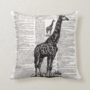 Giraffordbokkonst Kudde
