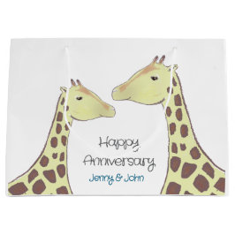 Giraffpar Årsdag för bröllop