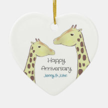 Giraffpar Årsdag för Bröllop