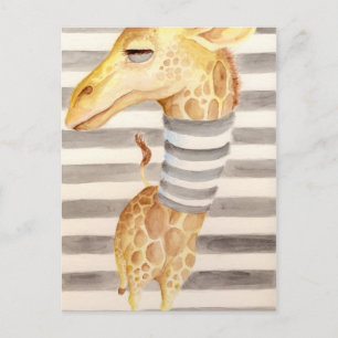 Giraffränder Vykort