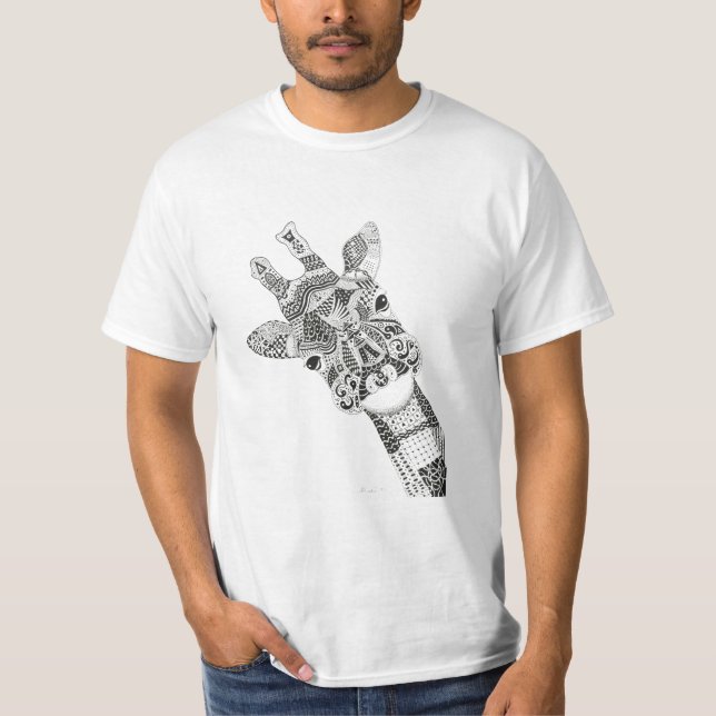 Giraffskjorta T Shirt (Framsida)