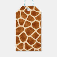 Girafftryck Brun Tan Bebis Bebisfest Safari-tema