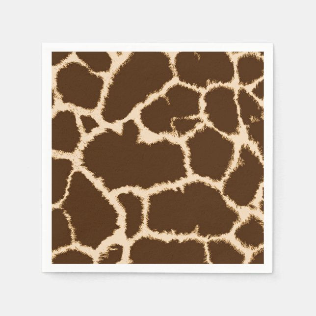 Girafftryck Pappersservett (Framsidan)