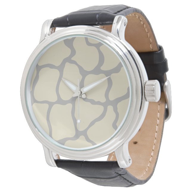 Girafftryck Uhr Present Armbandsur (Vinklad)