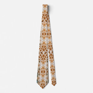 Girafftryck Vilda Djur Safari Fest Halsduk Slips