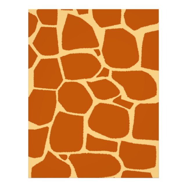 Girafftryckmönster Fototryck (Framsidan)