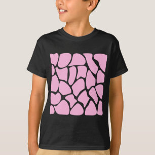 Girafftryckmönster i godisPink. T Shirt