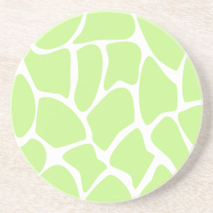 Girafftryckmönster i ljus limefruktGreen. Underlägg