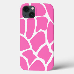 Girafftryckmönster i ljus Pink.