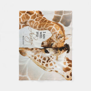 Giraffullfilt Fleecefilt