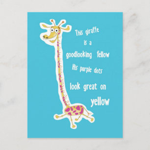 Giraffvykort Vykort