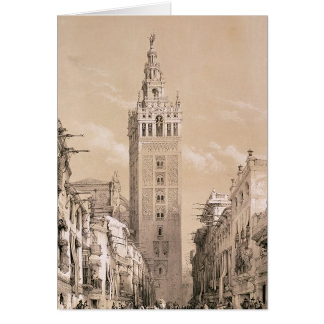 Giralda, Sevilla Hälsningskort (Framsidan)