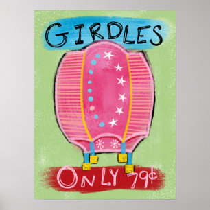 Girdles for sale Poster Wall Art - Lustigt Mode