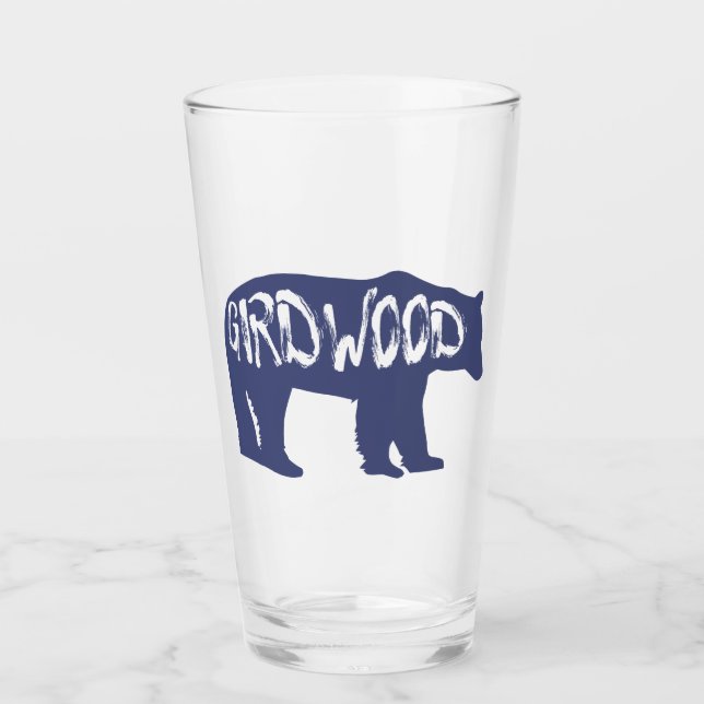 Girdwood Alaska Bear Glaskopp (Framsida)