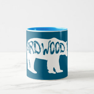 Girdwood Alaska Bear Två-Tonad Mugg
