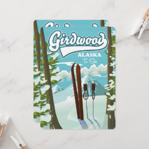 Girdwood Alaska för att åka skidor