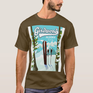Girdwood Alaska to ski T Shirt