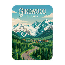 Girdwood USA Magnet
