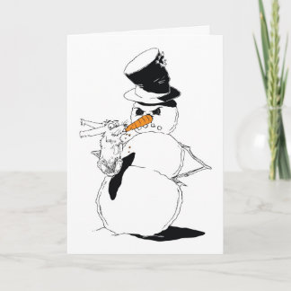 Girig kanin helgkort