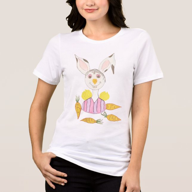 Girig på morötter t shirt (Framsida)