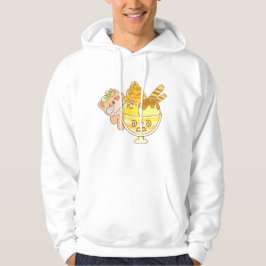 Girig Shiba Piou: Mega Kawaii Glass Strut Hoodie