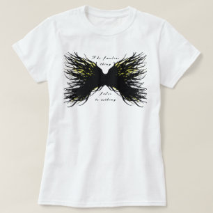 Girighet Abstrakt 7 Dödssynder Alkohol Bläck Konst T Shirt