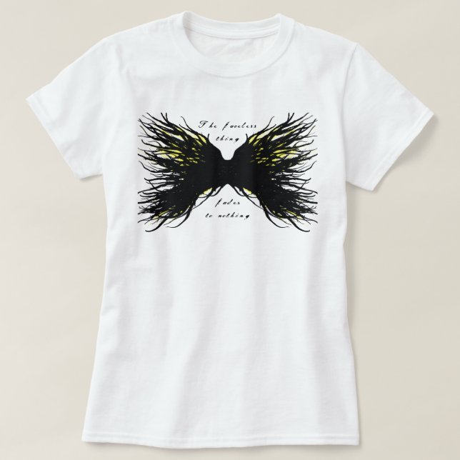 Girighet Abstrakt 7 Dödssynder Alkohol Bläck Konst T Shirt (Design framsida)