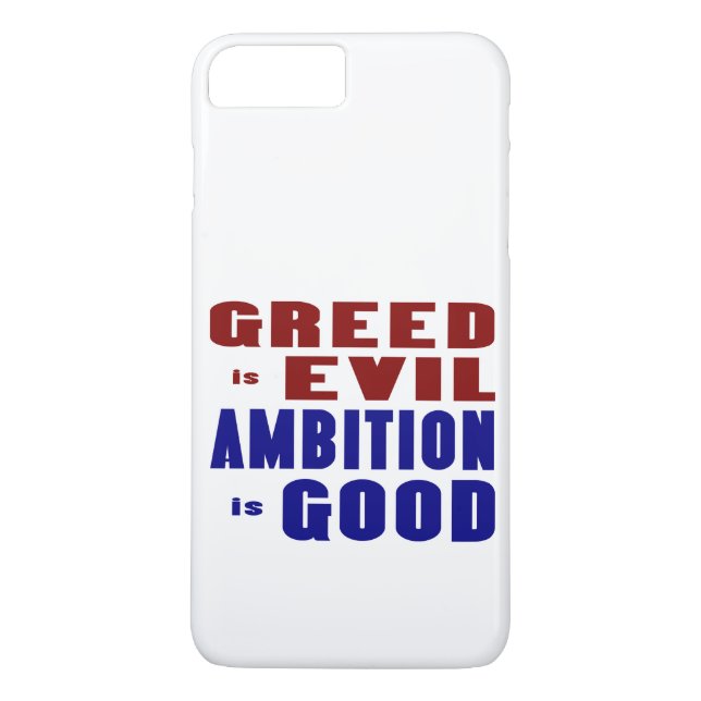 Girighet och ambition Case-Mate iPhone skal (Baksida)