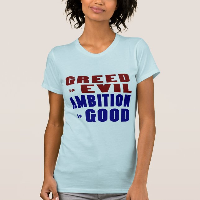 Girighet och ambition tröja (Framsida)