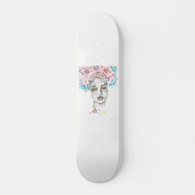 GIRL.001 - snöpapp - Mini Skateboard Bräda 18,5 Cm (Framsida)