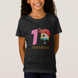Girl 1st Birthday party pirat T-Shirt