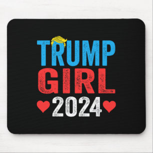 Girl 2024 Shirts Cute Trump Flagga Women Girls Kid Musmatta