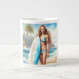 Girl Action Point Break Jumbo Mugg