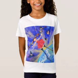 Girl and Birds T-Shirt Vår