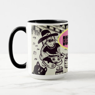 Girl and Cat Mugg
